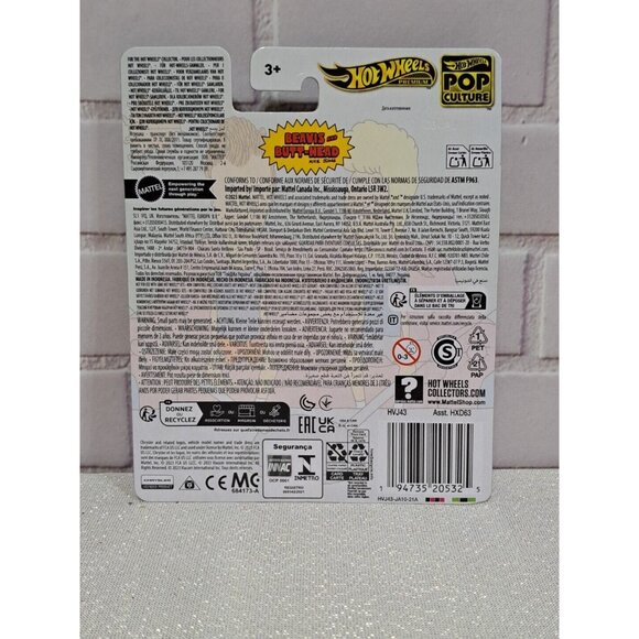 2024 Hot Wheels Pop Culture Beavis and Butt-Head ‘77 Packin’ Pacer Real Riders - Picture 5 of 5